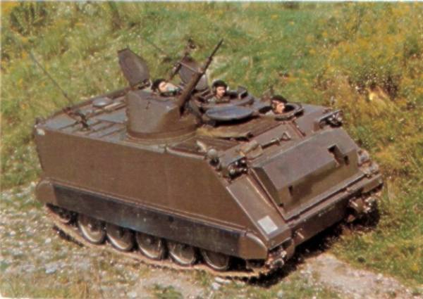 Schützenpanzer 63 / 73; Ansichtskarte via Swissair00.ch
