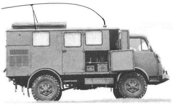 Steyr A 680 mit als Funkwagen SE-430/m